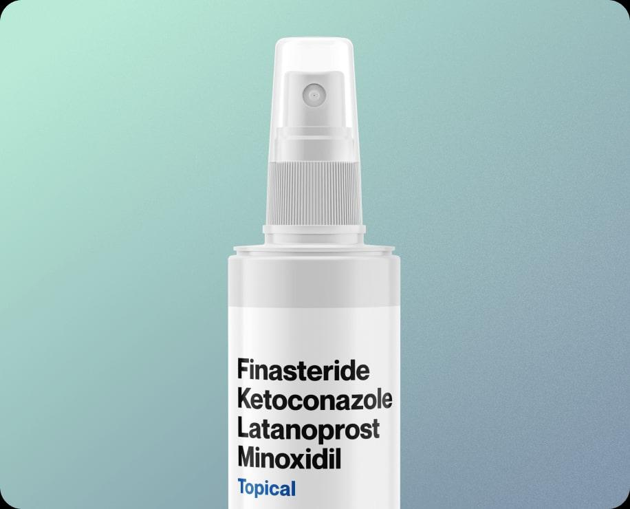 Finasteride Ketoconazole Latanoprost Minoxidil Bottle Images