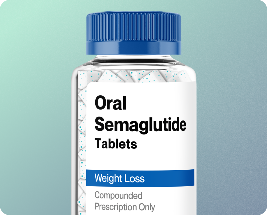 Compounded semaglutide bottle